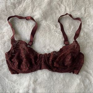 COPY - 🌸4/$30🌸.       Lonely lace bralette maroon